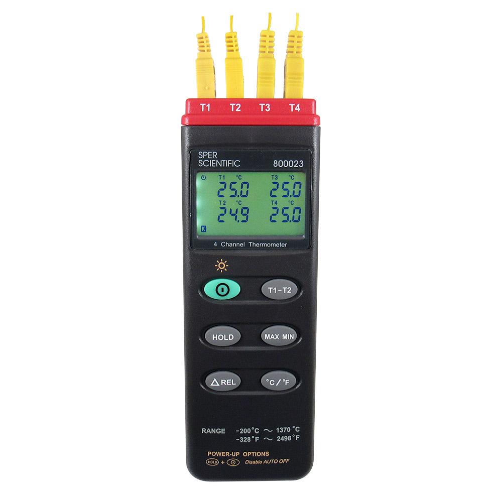 4-Channel Thermometer - Sper Scientific Direct