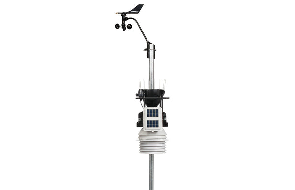 Accessory daytime fan aspirated radiation shield kit by Davis Instruments with a solar panel and sensors.