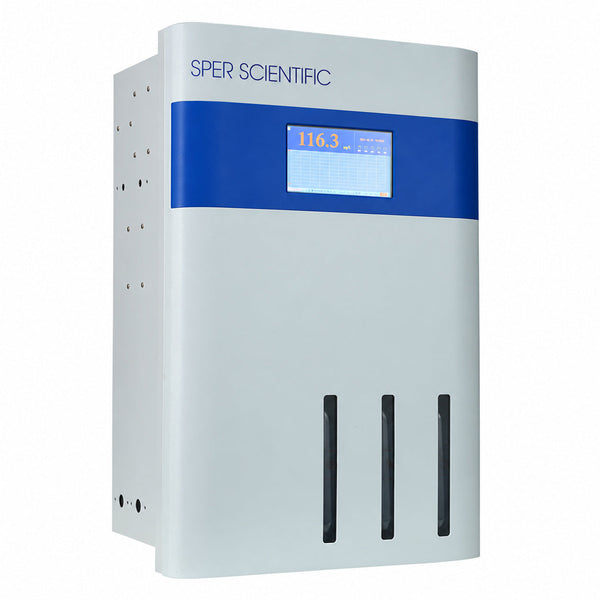 Sper Scientific 870018 online silicate analyzer, angled view