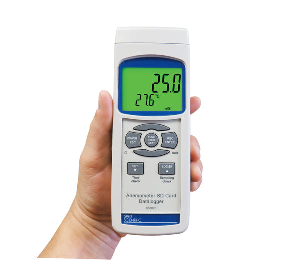 Anemometer SD Card Logger | Sper Scientific Direct
