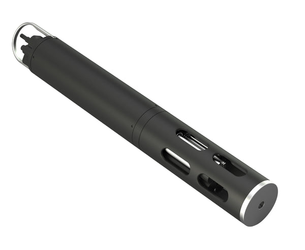Black portable multi-parameter water quality analyzer by Sper Scientific with silver accents and multiple sensor ports.