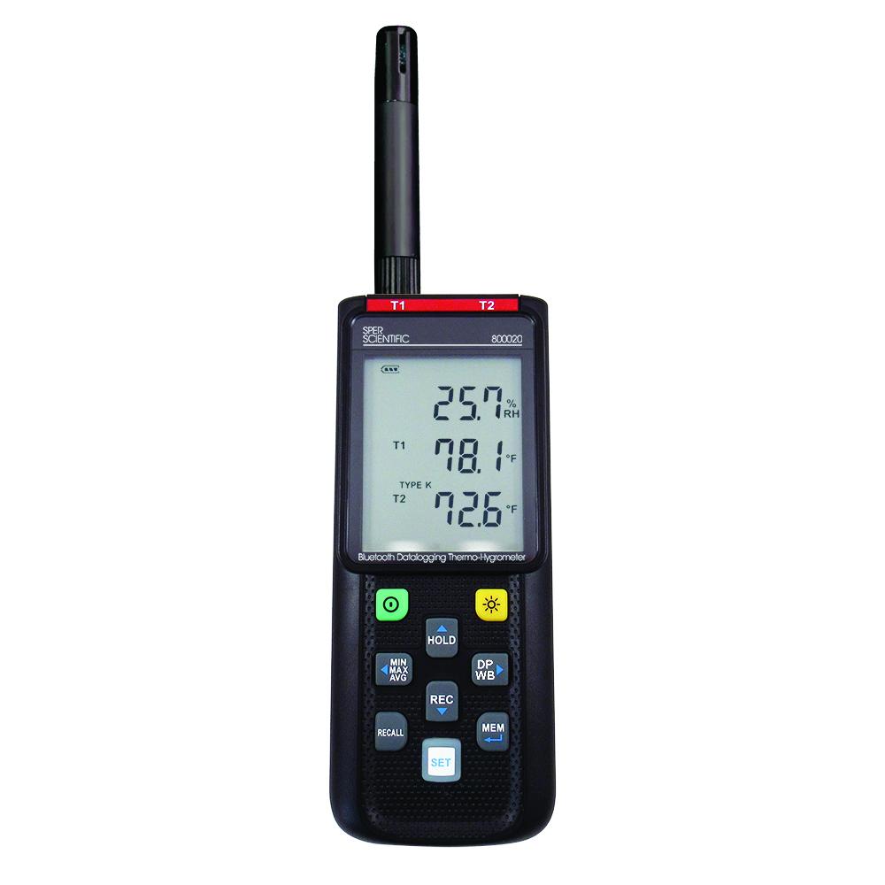Bluetooth Datalogging Thermo-Hygrometer | Sper Scientific Direct