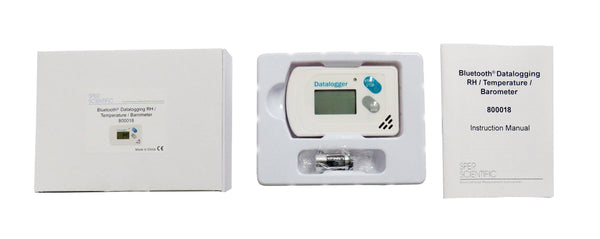 Bluetooth Relative Humidity / Temperature / Pressure Logger | Sper Scientific Direct
