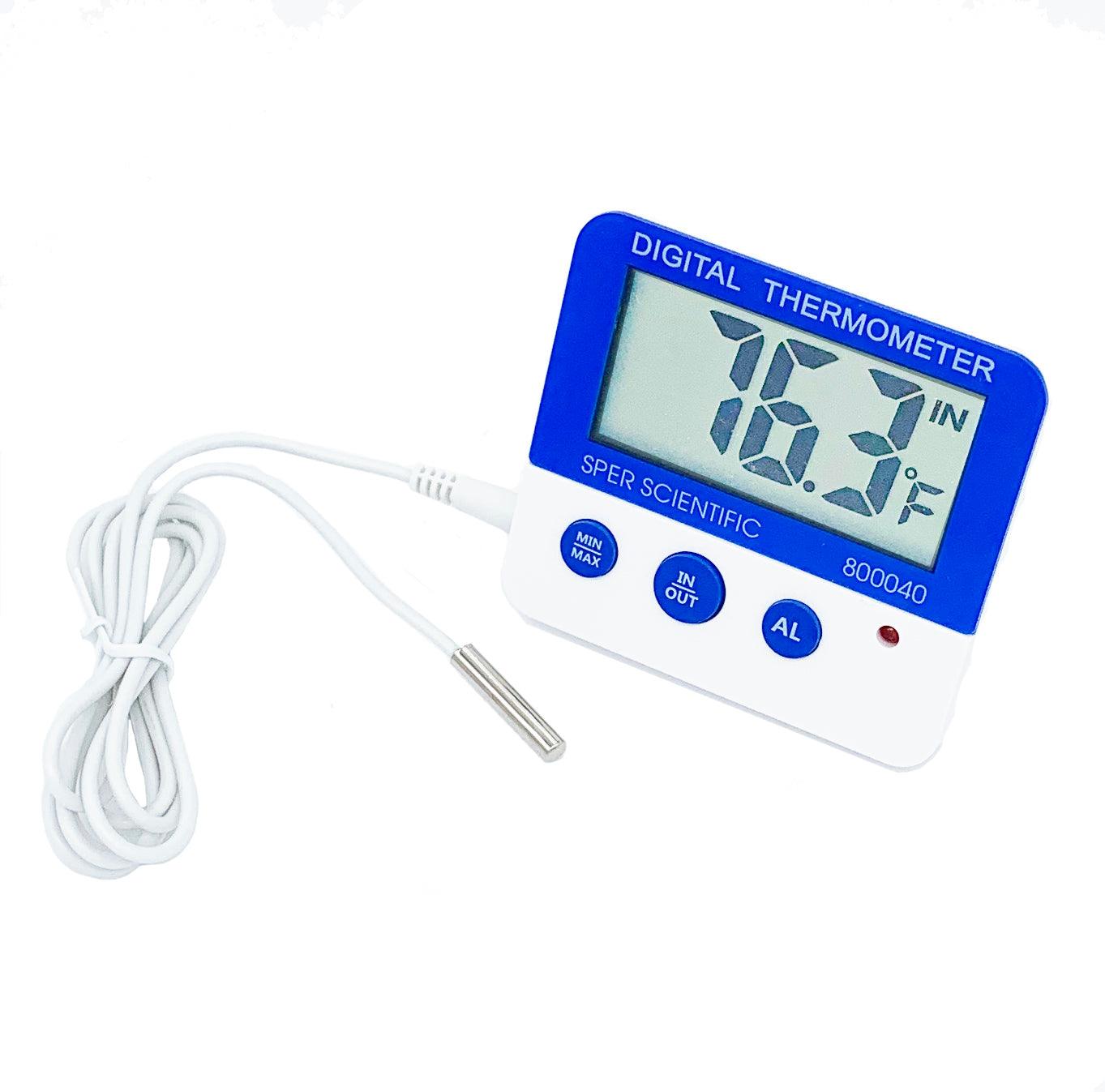 Digital Temperature Monitor with Remote Sensor and Frost Point Alarm | Sper Scientific Direct