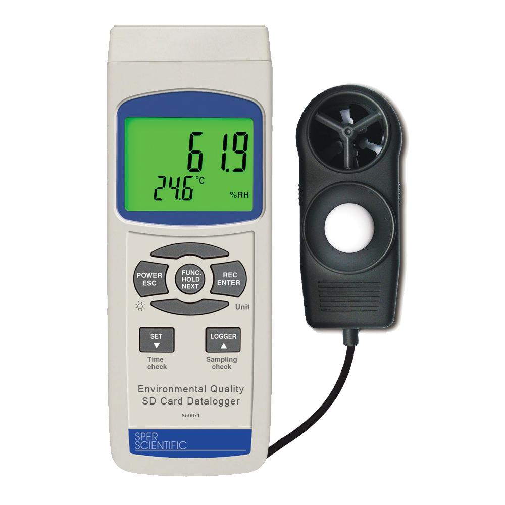 Environmental Quality SD Card Logger | Sper Scientific Direct