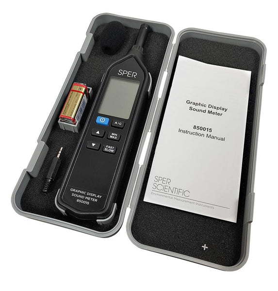 Graphic Display Sound Meter | Sper Scientific Direct