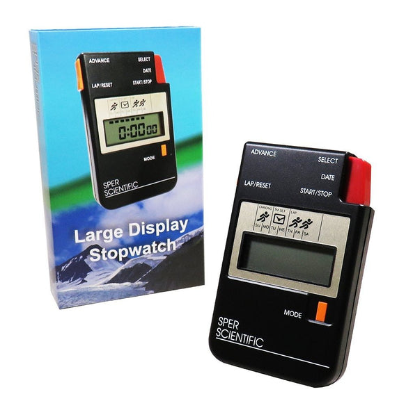 Large Display Stopwatch | Sper Scientific Direct