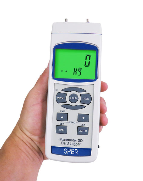 Manometer SD Card Loggers | Sper Scientific Direct