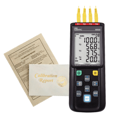 NIST Traceable Certificate of Calibration - Thermometers (requires new thermometer purchase) | Sper Scientific Direct