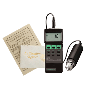 NIST Traceable Certificate of Calibration - Torque Meters (requires new meter purchase) | Sper Scientific Direct
