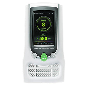 Particle Mass Concentration Detector with Formaldehyde CO2/PM2.5/PM10 TVOC Temperature/Humidity | Sper Scientific Direct