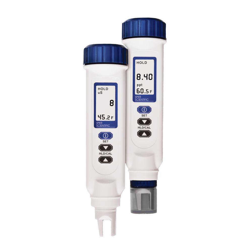 Salinity / Temperature Pen with Large LCD Display | Sper Scientific Direct