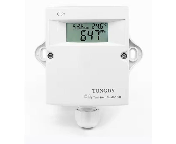CO2 transmitter/monitor with digital display