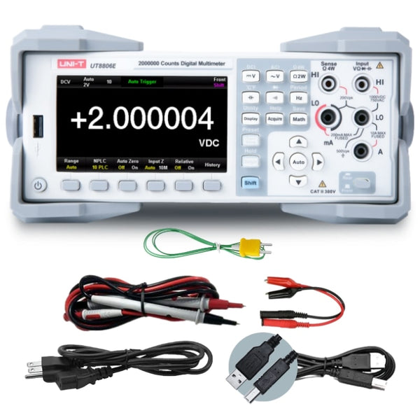 UNI-T UT8806EG 6½-digit bench digital multimeter with accessories