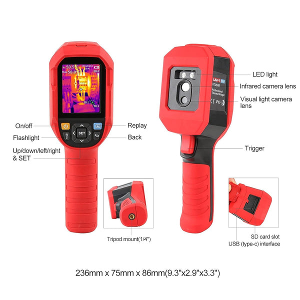 High-Performance Thermal Imaging Camera with Extended Temperature Range