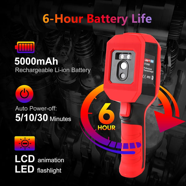 High-Performance Thermal Imaging Camera with Extended Temperature Range