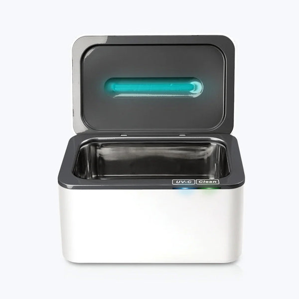 UVC Ultrasonic cleaner with UV light On