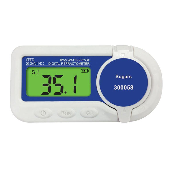 Waterproof Digital Refractometer - Sugars - Sper Scientific Direct