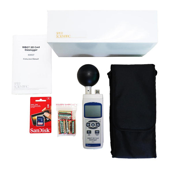 Wet Bulb Globe SD Card Logger - Sper Scientific Direct