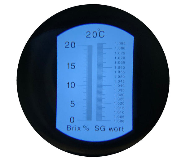 Beer Refractometer 20% Brix Scale