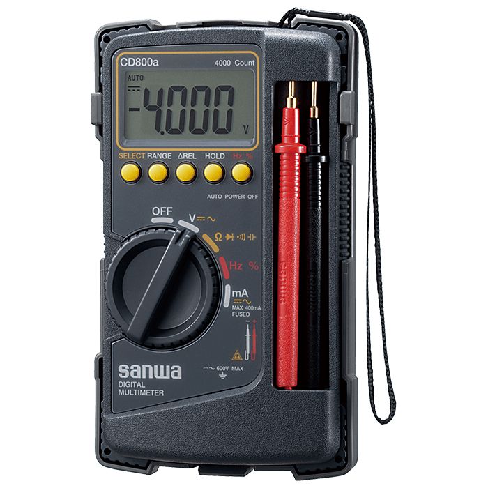 CD800a | Digital Multimeter with Tough Body Cover - Sanwa-America.com