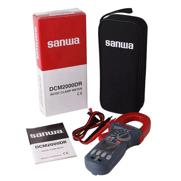 DCM2000DR | Clamp Meter AC/DC Max Current 2000A - CAT IV 1000V - Sanwa-America.com