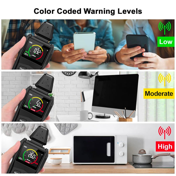 Electromagnetic Radiation Tester Color Coded