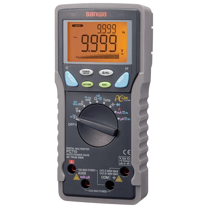 PC710 | Digital Multimeter with True RMS and Dual Display - Sanwa-America.com