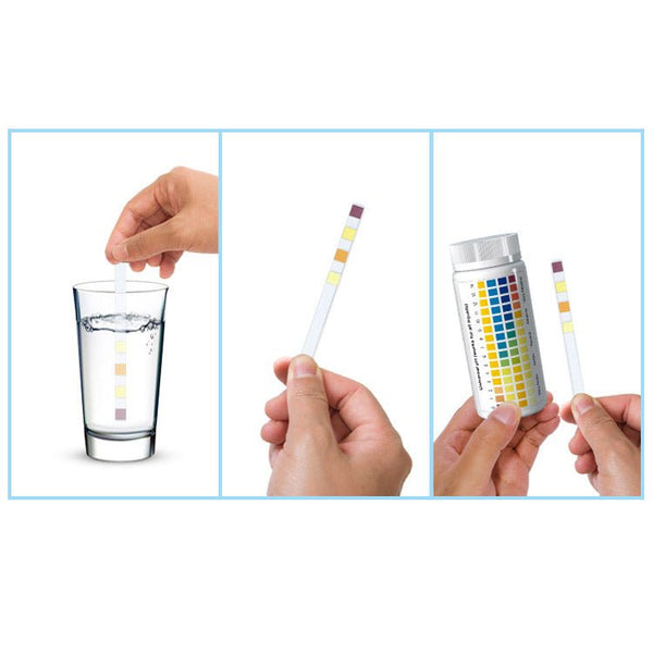pH 0-14 Test Strips easy readings