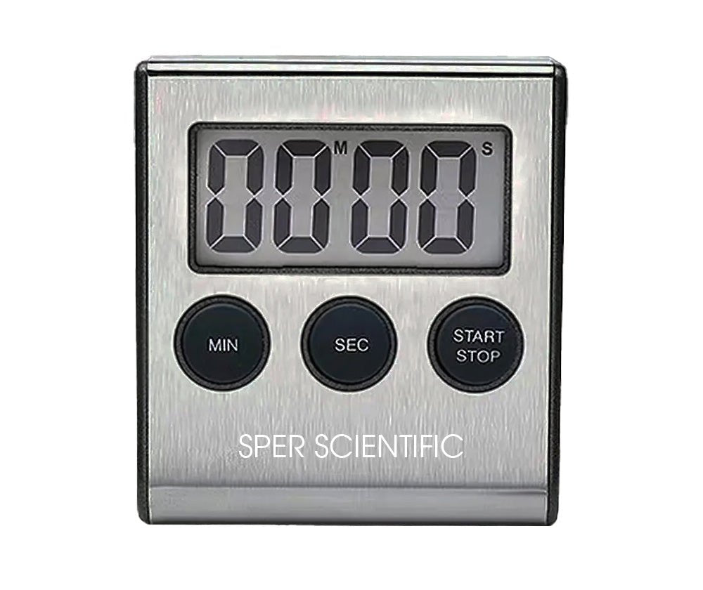 Stainless Steel Lab + Kitchen Timer 1