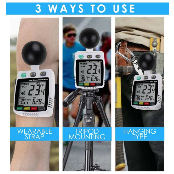 Wearable Heat Stress Meter Uses